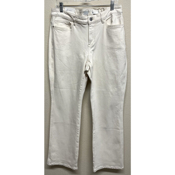 J.Jill Denim Natural Cotton Blend Stretch Modern Slim Bootcut Jeans Size 16R NEW - Picture 2 of 10